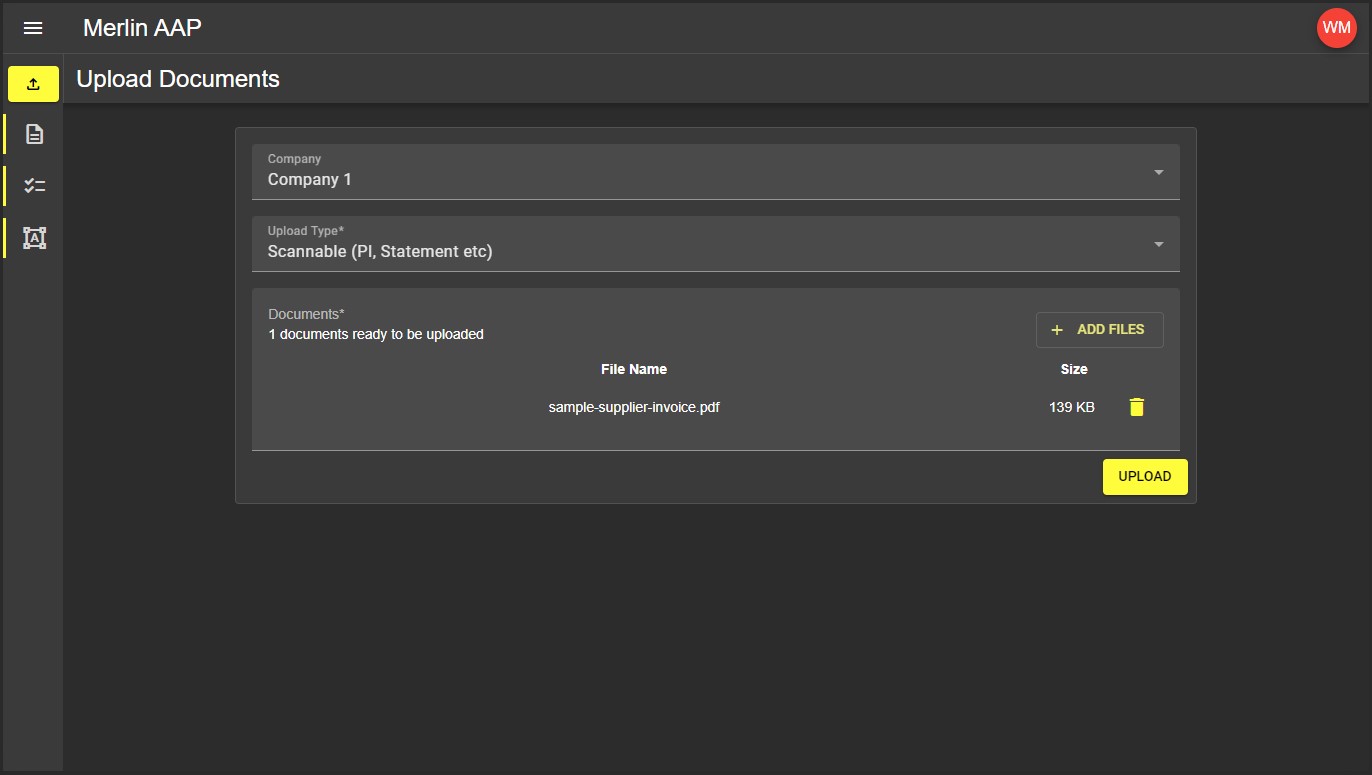 File awaiting upload